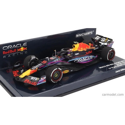 Minichamps Red bull F1 Rb19 Team Oracle Red Bull Racing N 11 Miami Gp 2023 Sergio Perez Matt modrá 1:43