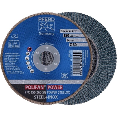 Pferd Vějířovitý brusný kotouč 150 x 22.23 mm 67786150