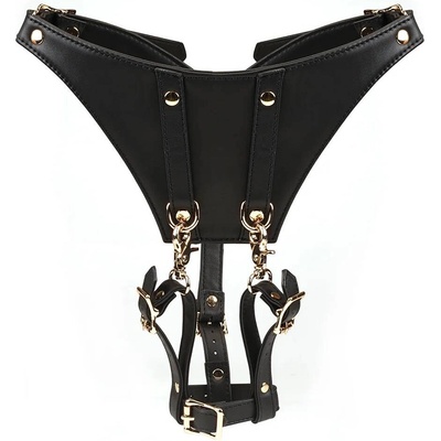 Postroj Dark Secret Leather Forced Orgasm Harness Belt Liebe Seele