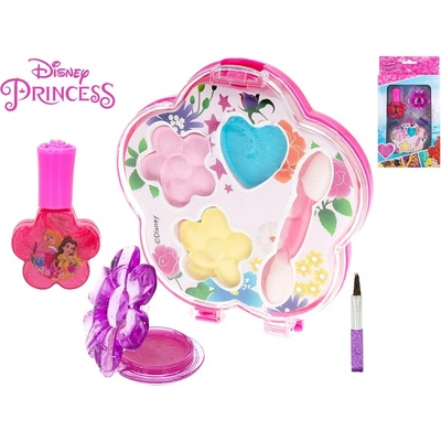 Mikro Trading Disney Princess sada krásy oční stíny+lesk na rty+lak na nehty 5ks