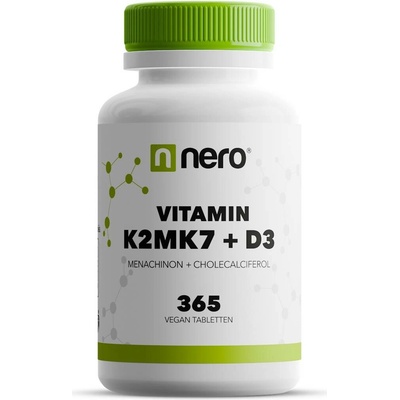 Nero Vitamín K2MK7+D3 365 tablet