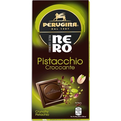 Perugina horká čokoláda s chrumkavými pistáciami 20 x 85 g