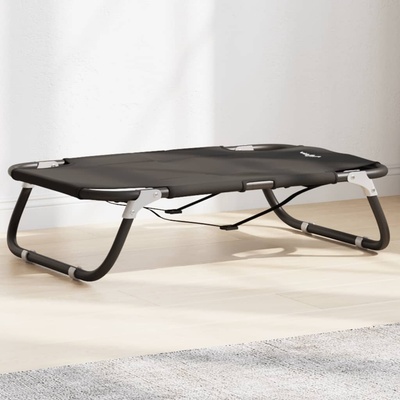 vidaXL Кучешко легло, сгъваемо, антрацит, Оксфорд плат и стомана (172603)