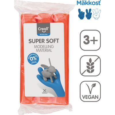 Creall modelovacia hmota Super soft 500 g oranžová