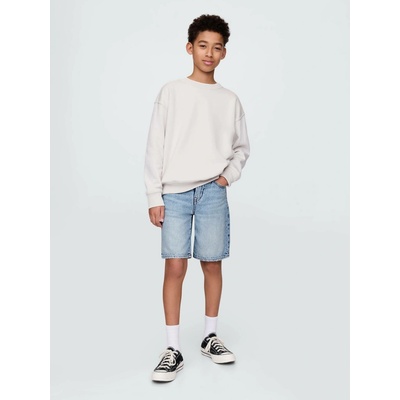 Gap dětské džínové kraťasy UltraSoft '90s Loose Modrá