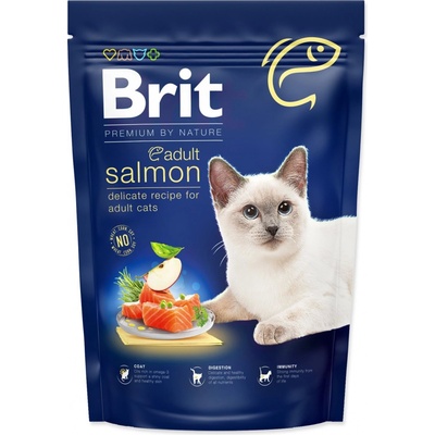 Brit Premium Cat by Nature Adult Salmon 0,8 kg