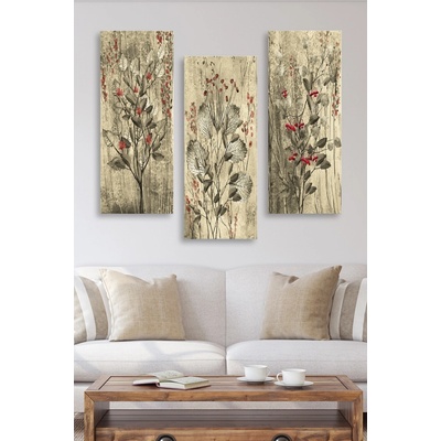 ASIR Sada nástěnných obrazů VINTAGE 70 cm MDF