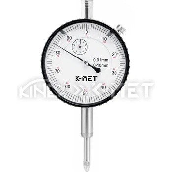 K-MET Индикаторен часовник с циферблат K-MET 1155-02-010 - 0-10 mm, 0.01 mm (1155-02-010)