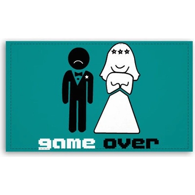 Fotoobraz 120x70 cm velký Game over