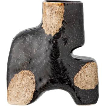 Bloomingville Декоративна ваза Ollia 20 см черно-бежова (82062723)