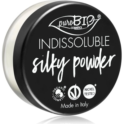 puroBIO Cosmetics Indissouble матираща насипна пудра цвят 01 Translucent 8 гр