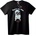 NOONEBRAND Тениска Мопс 'Не бъди като останалите' - 2XL, Black