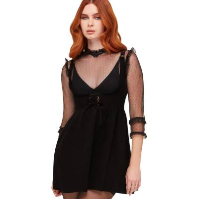 KILLSTAR дамска рокля KILLSTAR - Juniper's Ballad - Black - KSRA014266