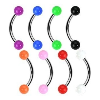 Šperky4U piercing do obočí titan TIT1012-A