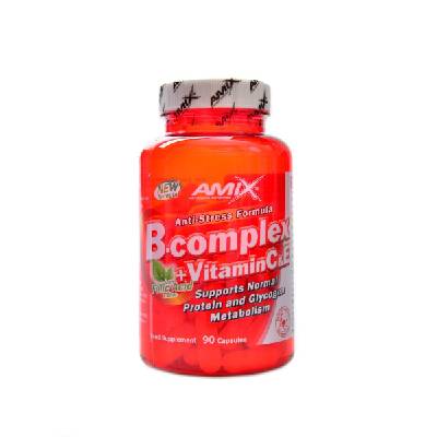 Amix B-complex + vitamín C a E 90 kapslí