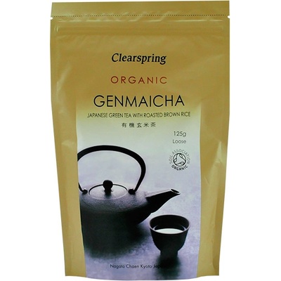 Clearspring GENMAICHA japonský zelený čaj s ryžou BIO 90 g