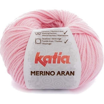 Image 1 of Katia Merino Aran 67 Light Pink Плетива прежда (MA 67)