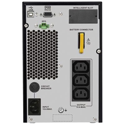 APC Easy UPS On-Line UPS tower AC 220/230/240V 900Watt 1000VA 1-phase lead acid USB serial oc 3 PFC Europe BK RAL 7010 (SRV1KI-E)
