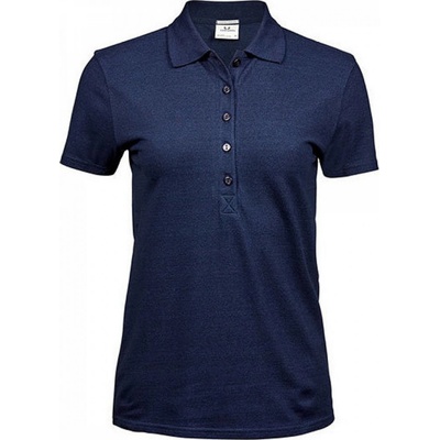 Luxusní dámská strečová polokošile Tee Jays modrý denim