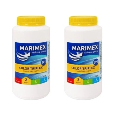 Marimex 19900063 Chlor Triplex 3v1 1,6 kg - 2ks