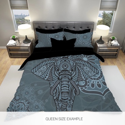 Спално бельо с принт Bohemian Elephant
