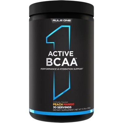 Rule 1 Active BCAA | with Taurine, Citrulline & Electrolytes [375-390 грама] Манго и Праскова