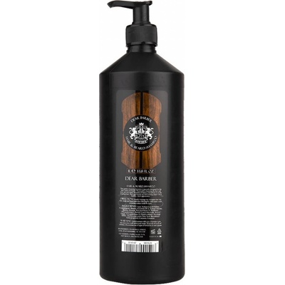 Dear Barber Shampoo na vlasy a vousy 1000 ml
