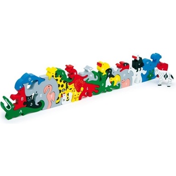 Small Foot Zvieratá s písmenami a číslicami