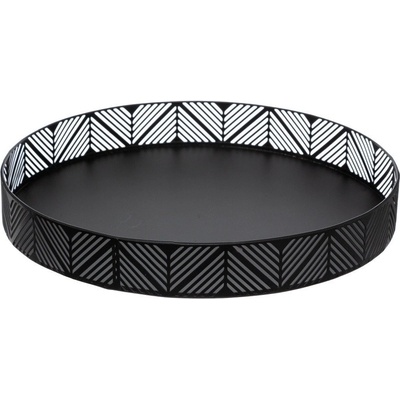 Secret de Gourmet Dekorativní podnos černý tác 30cm – Zboží Dáma