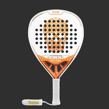 Skull Padel V1100 White Carbon 24K (SP-WC11)
