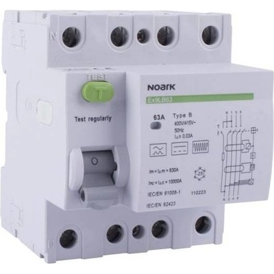 Noark 110222 Ex9LB63 40A 30mA