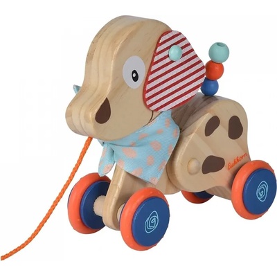 Eichhorn - Дървена играчка за дърпане, куче 100005586