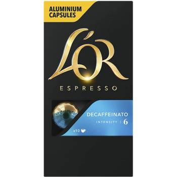 L'OR Алуминиеви кафе капсули за Nespresso L'OR Decaffeinato 10 x 5, 2 г (4070425-8711000357965)