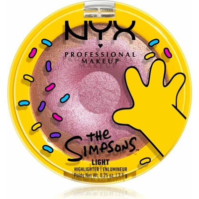 NYX Professional Makeup The Simpsons Highlighter rozjasňovač Donut Mind If I Do 7.1 g