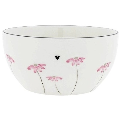 Bastion Collections Miska Bowl M Watercolour Rose Flower 14 x 7 cm LI-BOWL-M-011-RO