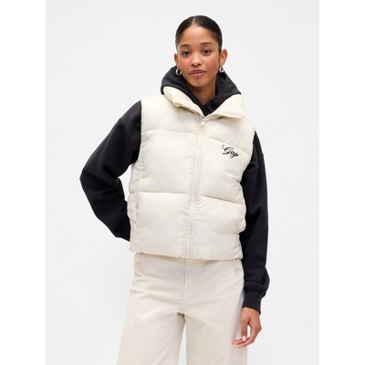 GAP Подплатена водоустойчива жилетка Logo PrimaLoft® GAP GAP | Bezhov | ЖЕНИ | XXS