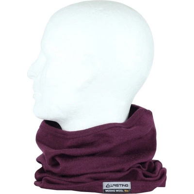 Lasting merino nákrčník BUL 3838 vínová