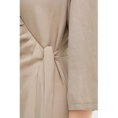 Samsøe Samsøe Рокля с лен Samsoe Samsoe SAHANI (F25100011)