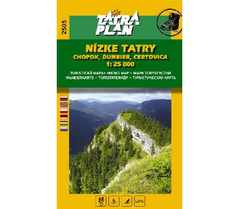 Mapa Nízke Tatry