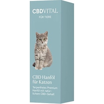 CBD konopný olej pro kočky 2,1% Vital 10 ml