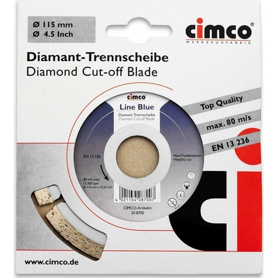 Cimco Diamantoý řezný kotouč 115 mm 208700