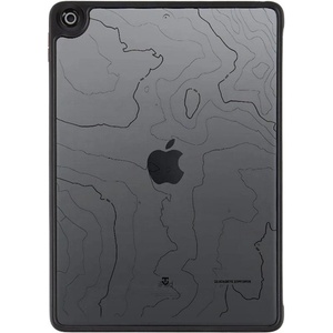 Tactical Ipad 10.2 (2021) / 10.2 (2020) tactical warthog силиконов калъф за телефон, удароустойчив, с топографски мотив, ЧЕРЕН (57983126745)