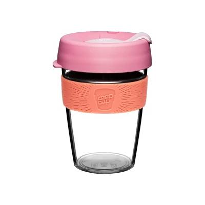 KeepCup Clear - 340, Tangerine (CCTANG12)
