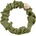 By Eloise London Silk Scrunchie Gold Heart Ластик за коса за жени цвят Olive Green