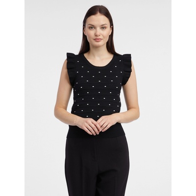 Orsay Черен дамски пуловер тениска на точки ORSAY Orsay | Cheren | ЖЕНИ | S
