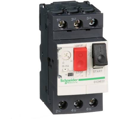 SE Моторна защита TeSys GV2ME 11kW TM 20…25A 15kA - GV2ME22 (GV2ME22)