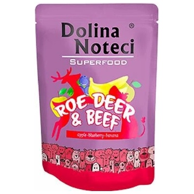DOLINA NOTECI SUPERFOODS srniec a hovädzie vrecko pre psov 300 g
