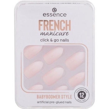 Essence French Manicure Click & Go Nails 02 Babyboomer W 12 ks