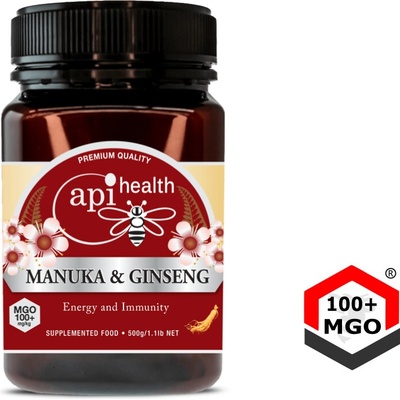 API Health Mānuka med MGO 100+ so ženšenom 500 g