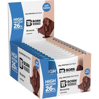 Born Winner Brownie with 26% Protein | No Added Sugar [12 x 75 грама] Брауни